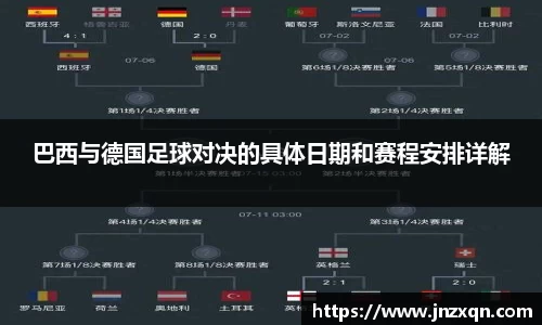 巴西与德国足球对决的具体日期和赛程安排详解